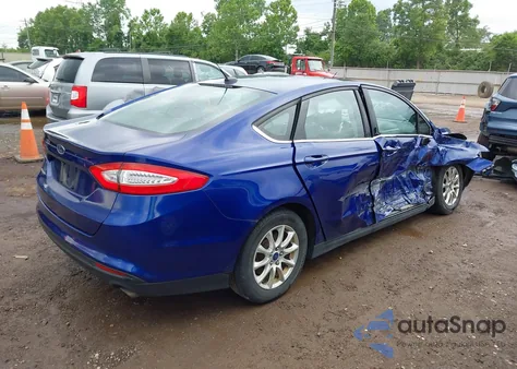 2016 Ford Fusion S из США, поврежденный, VIN 3FA6P0G78GR164251